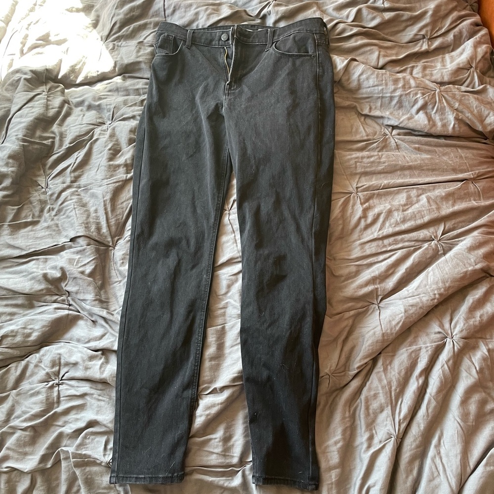 Black Super Skinny High Rise Jeans